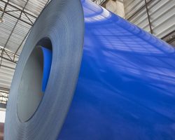 Steel Coils stock in warehouse for tile manufacturing